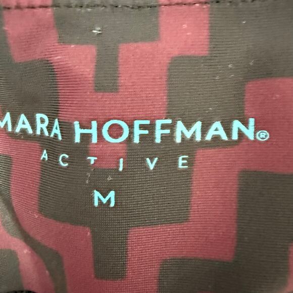 Mara Hoffman Starbasket Long Legging Women's Size M Burgundy Mid Rise Activewear - Picture 8 of 10